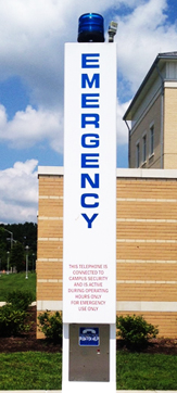 Blue Light Emergency Phones