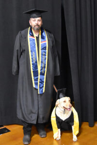 Veteran and his service dog