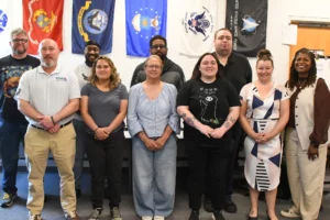 group of students and employees