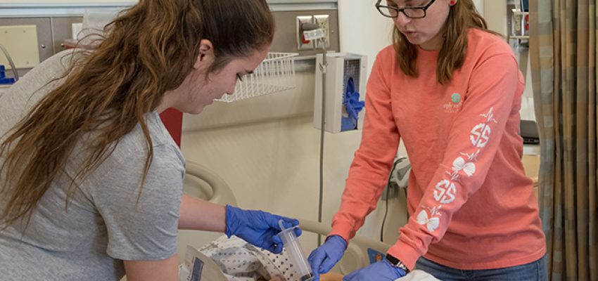 Health Care pathway two nursing students